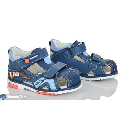 Сандалі дитячі на літо (8 пар р.21-26) синій  "Laifakids"
