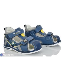 Сандалі дитячі на літо (8 пар р.21-26) синій  "Laifakids"