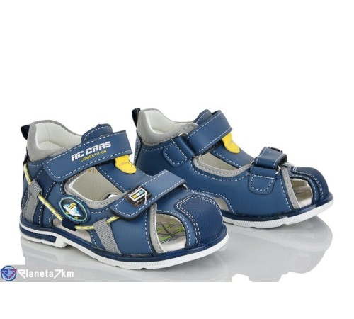 Сандалі дитячі на літо (8 пар р.21-26) синій  "Laifakids"