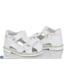 Дитячі босоніжки на літо (8 пар р.21-26) білий  "Laifakids"