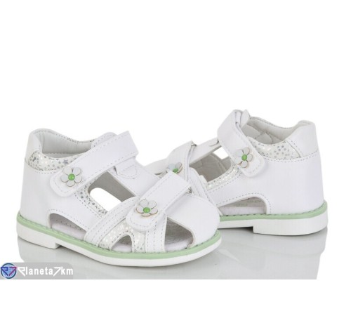 Дитячі босоніжки на літо (8 пар р.21-26) білий  "Laifakids"