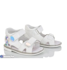 Дитячі босоніжки на літо (8 пар р.21-26) білий  "Laifakids"