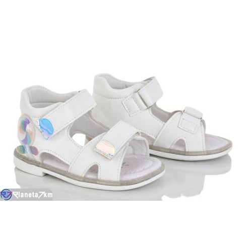 Дитячі босоніжки на літо (8 пар р.21-26) білий  "Laifakids"