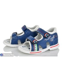 Сандалі дитячі на літо (8 пар р.21-26) синій  "Laifakids"