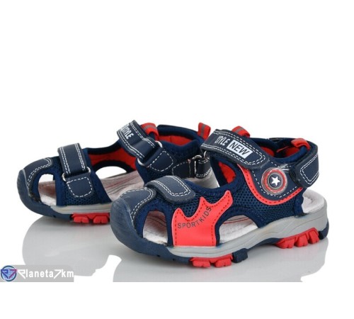 Сандалі дитячі на літо (8 пар р.21-26) синій  "Laifakids"