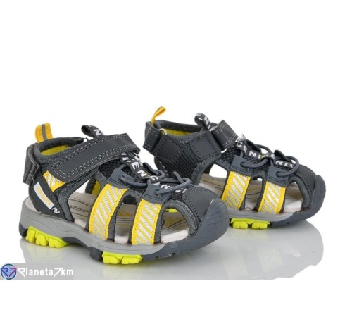 Сандалі дитячі на літо (8 пар р.21-26) сірий  "Laifakids"