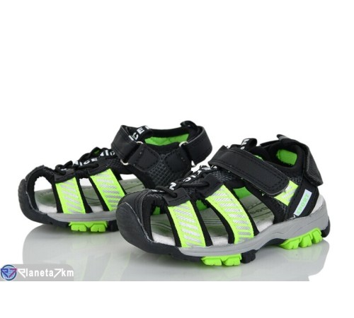 Сандалі дитячі на літо (8 пар р.21-26) чорний  "Laifakids"