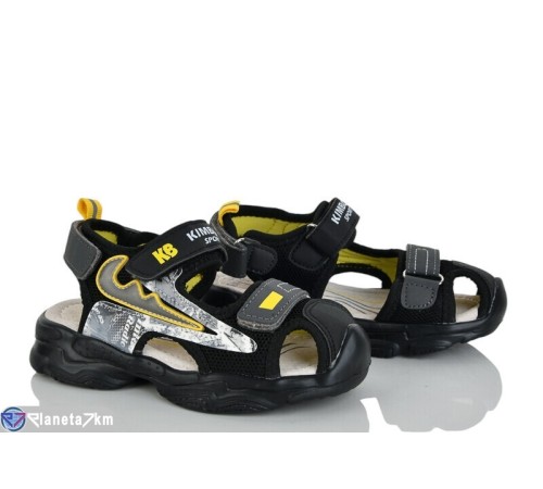 Сандалі дитячі на літо (8 пар р.26-31) чорний  "Laifakids"