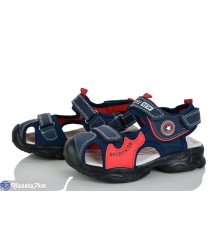 Сандалі дитячі на літо (8 пар р.26-31) синій  "Laifakids"