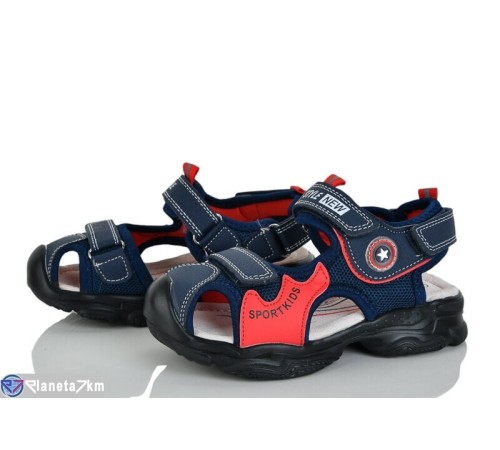 Сандалі дитячі на літо (8 пар р.26-31) синій  "Laifakids"