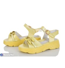 Дитячі босоніжки на літо (8 пар р.30-36) жовтий  "Laifakids"