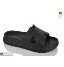 Шлепки жіночі на літо (8 пар р.36-41) чорний  "Korka"
