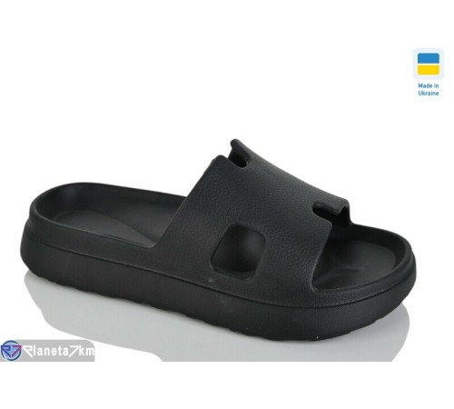 Шлепки жіночі на літо (8 пар р.36-41) чорний  "Korka"