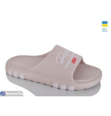Шлепки жіночі на літо (8 пар р.36-41) бежевий  "Korka"