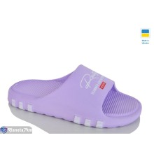 Шлепки жіночі на літо (8 пар р.36-41) фіолетовий  "Korka"