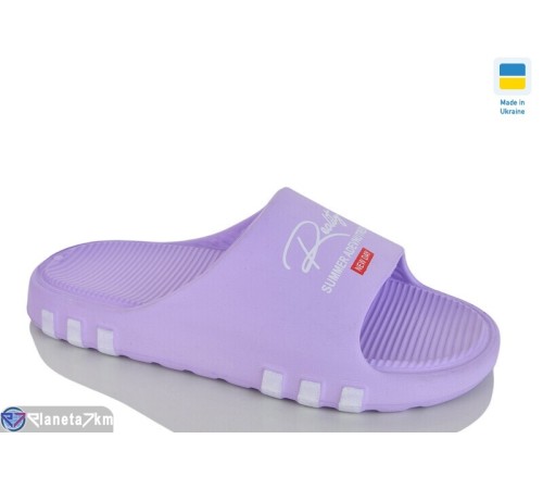 Шлепки жіночі на літо (8 пар р.36-41) фіолетовий  "Korka"
