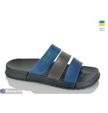 Шлепки чоловічі на літо (8 пар р.41-45) сірий  "Korka"