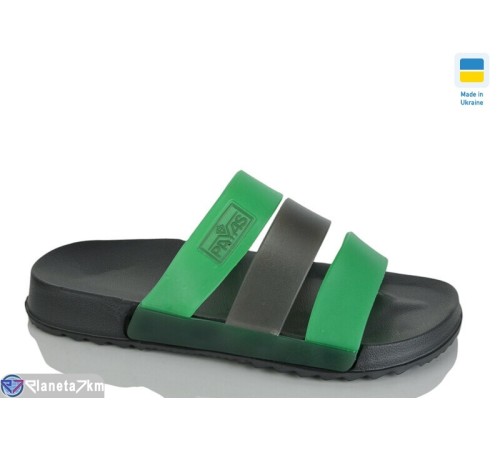 Шлепки чоловічі на літо (8 пар р.41-45) зелений  "Korka"