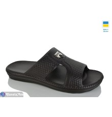 Шлепки чоловічі на літо (8 пар р.41-46) чорний  "Korka"