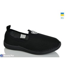 Сліпони дитячі на літо (8 пар р.36-41) чорний  "Korka"