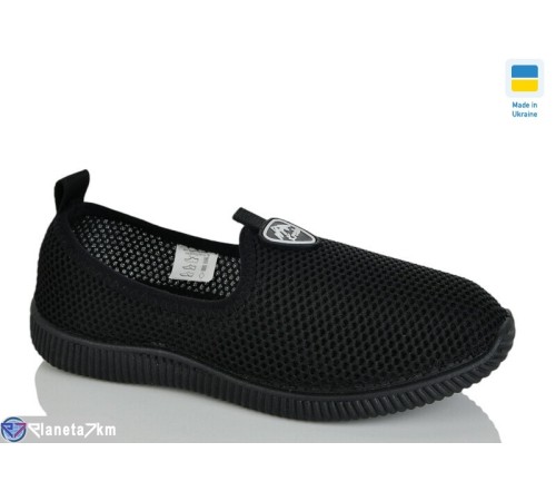 Сліпони дитячі на літо (8 пар р.36-41) чорний  "Korka"
