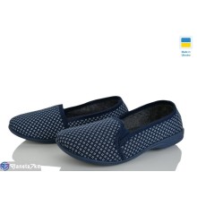 Тапки жіночі на весну/осінь (7 пар р.36-41) синій  "Korka"