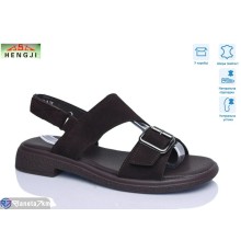 Босоніжки жіночі на літо (8 пар р.36-41) коричневий  "HENGJI-ELENA"