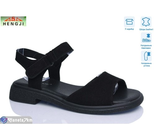 Босоніжки жіночі на літо (8 пар р.36-41) чорний  "HENGJI-ELENA"