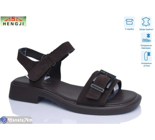 Босоніжки жіночі на літо (8 пар р.36-41) коричневий  "HENGJI-ELENA"