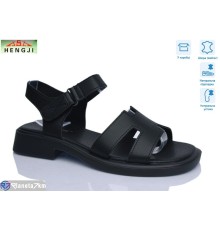 Босоніжки жіночі на літо (8 пар р.36-41) чорний  "HENGJI-ELENA"