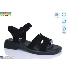 Босоніжки жіночі на літо (8 пар р.36-41) чорний  "HENGJI-ELENA"