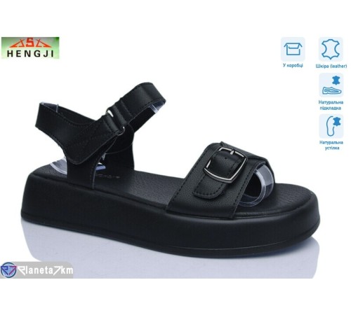 Босоніжки жіночі на літо (8 пар р.36-41) чорний  "HENGJI-ELENA"