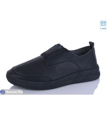 Кросівки жіночі на літо (8 пар р.36-41) чорний  "CLAN"