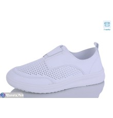 Кросівки жіночі на літо (8 пар р.36-41) білий  "CLAN"