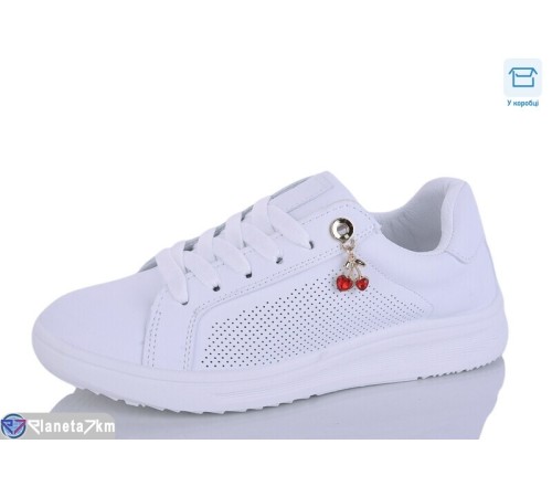 Кросівки жіночі на весну/осінь (8 пар р.36-41) білий  "CLAN"