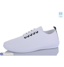 Кросівки жіночі на літо (8 пар р.36-41) білий  "CLAN"