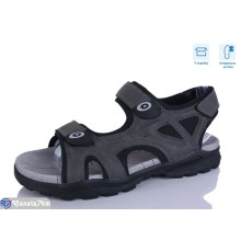 Сандалі чоловічі на літо (8 пар р.41-46) сірий  "CLAN"