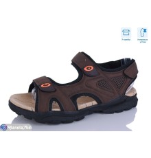 Сандалі чоловічі на літо (8 пар р.41-46) коричневий  "CLAN"