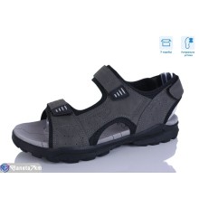 Сандалі чоловічі на літо (8 пар р.41-46) сірий  "CLAN"