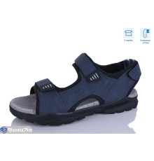 Сандалі чоловічі на літо (8 пар р.41-46) синій  "CLAN"