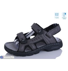 Сандалі чоловічі на літо (8 пар р.41-46) сірий  "CLAN"