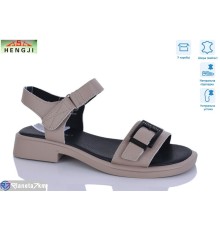 Босоніжки жіночі на літо (8 пар р.36-41) коричневий  "HENGJI-ELENA"