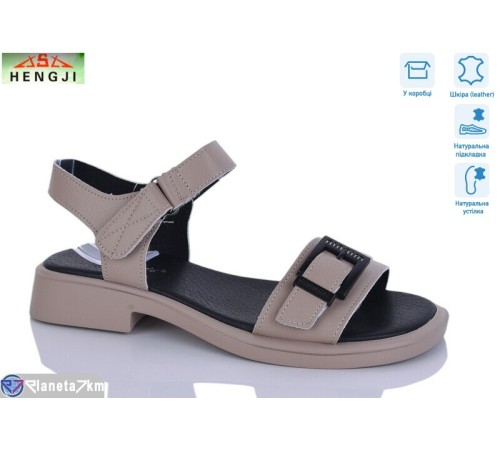 Босоніжки жіночі на літо (8 пар р.36-41) коричневий  "HENGJI-ELENA"