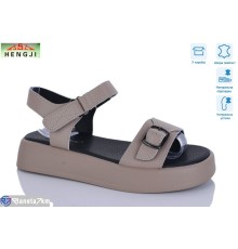 Босоніжки жіночі на літо (8 пар р.36-41) коричневий  "HENGJI-ELENA"