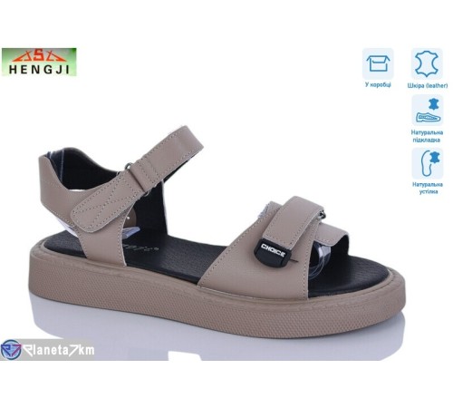 Босоніжки жіночі на літо (8 пар р.36-41) коричневий  "HENGJI-ELENA"