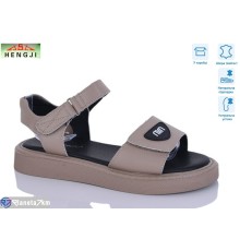 Босоніжки жіночі на літо (8 пар р.36-41) коричневий  "HENGJI-ELENA"