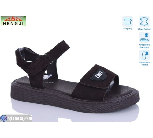 Босоніжки жіночі на літо (8 пар р.36-41) коричневий  "HENGJI-ELENA"