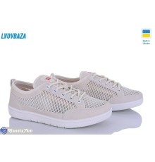 Кросівки жіночі на літо (8 пар р.36-41) бежевий  "LEOBAZA"