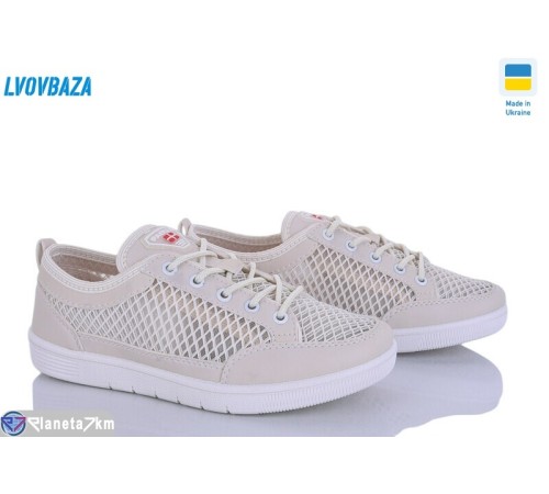 Кросівки жіночі на літо (8 пар р.36-41) бежевий  "LEOBAZA"