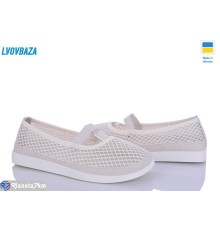 Балетки жіночі на літо (8 пар р.37-42) бежевий  "LEOBAZA"